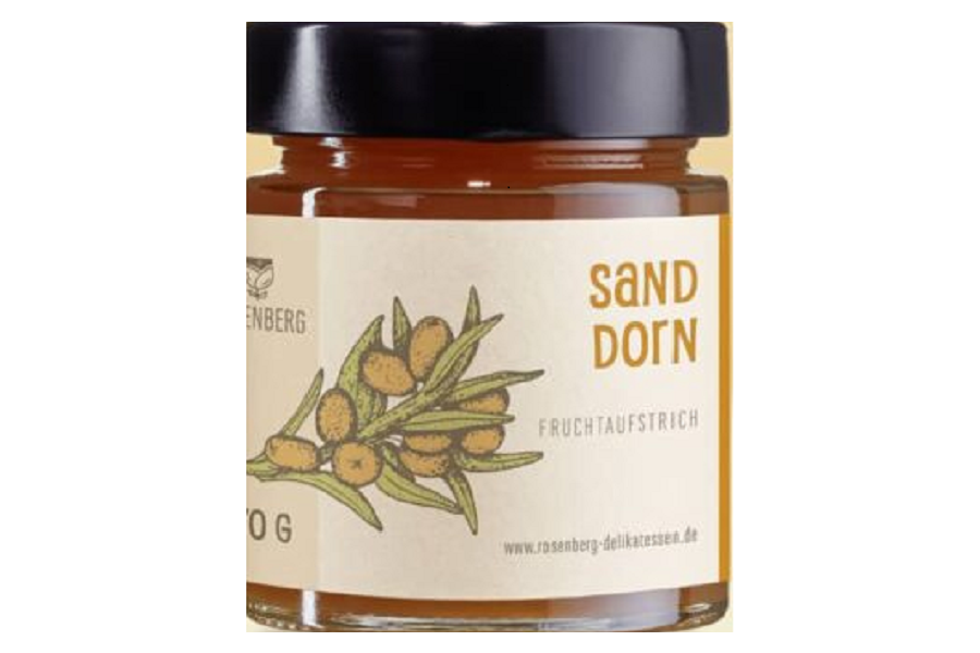 Fruchtaufstrich Sanddorn - Rosenberg 230g